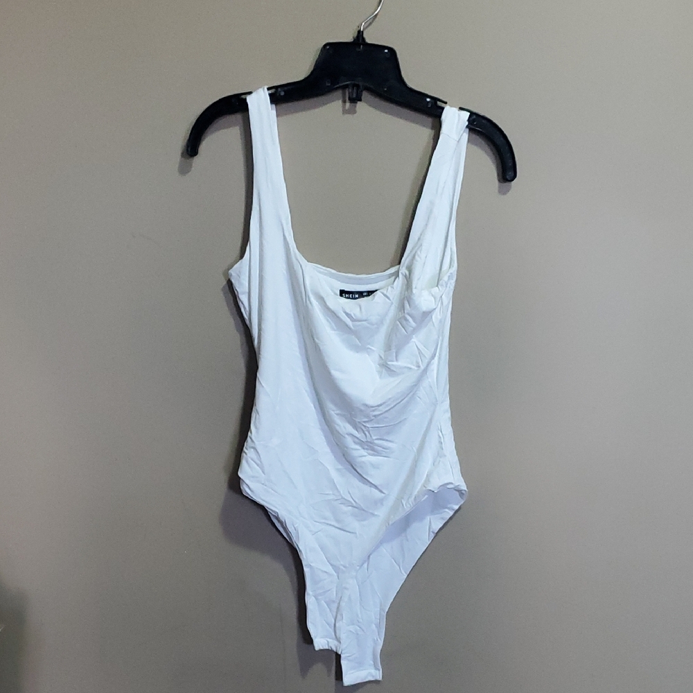 SHEIN White Bodysuit  Size Small